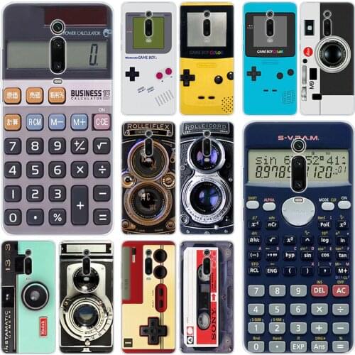 Camera Battery Calculator Silicone Case For Xiaomi Mi Note 10 9T CC9 E 9 Pro A3 Lite Play Redmi Note 8T 8 8A 6 Pro 6A 4X Cover