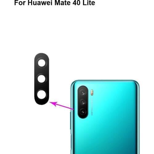 Tested New For Huawei Mate 40 Lite Replacement Back Rear Camera Lens Glass Lens For Huawei Mate 40Lite Phone Parts Mate40 Lite