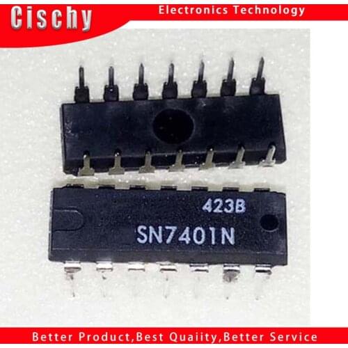 1pcs/lot SN7401N SN7401 7401 DIP-14