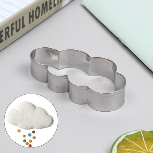 1Pcs Cloud Shape Fondant Cutter Plastic Cake/cookie/buscuit Cutter Plunger Mold Fondant Cake Decorating Tools