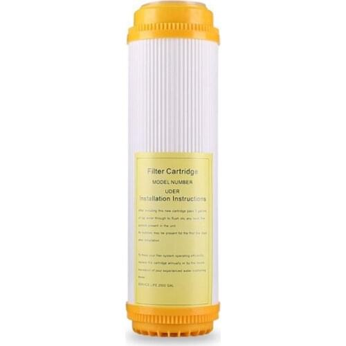 2PCS 10 Inch Resin Filter Cartridge Softened Pure Water Ion Exchange Removes Descaling/Alkaline Water Purifier System