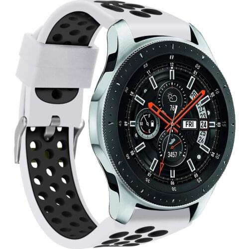 22mm Silicone Sport Band For Samsung Galaxy Watch 46mm Gear S3 classic Huawei Watch Replacement Watch Strap Watch Band 91012