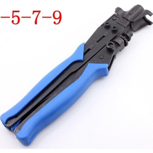 -5-7-9 Squeeze Pliers /RG6 /RG11 Crimping Pliers For Cable TV F Connector Dedicated Production Tools