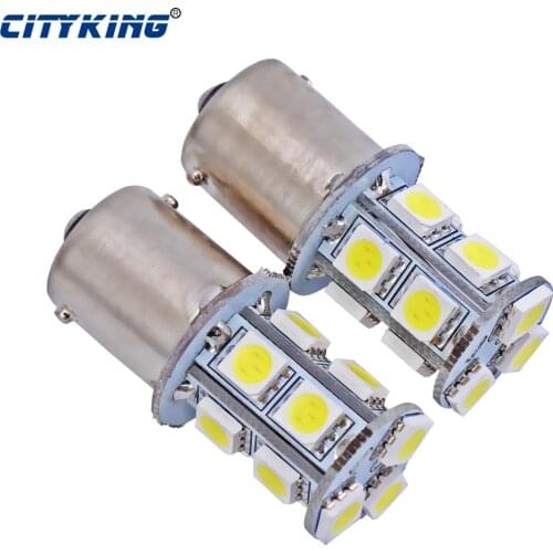 50pcs/lot 1156 13led 5050 smd White light BulbsTurn Signal Tail Light bulb 1156 BA15S P21W Auto Car Signal Reverse Led Lights