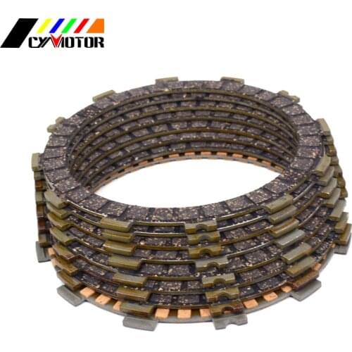 8PCS Motocycle Clutch Friction Plates Disc Set For SUZUKI GSX600F GR650 GR650X GSX750F Katana Tempter