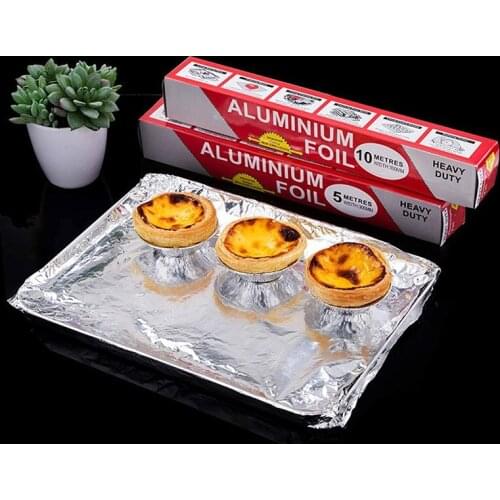 Aluminum Foil Paper For Barbecue Cooking Baking Grilling Silver Grill Paper Roll Grilling Cooking Household Oven Baking Supplies