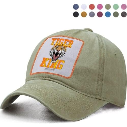 Tiger King Joe Exotic Baseball Cap Dad Trucker Snapback Solid Hat Woman Berets Ponytail Caps Boinas Gorras Casquette Bone Hats