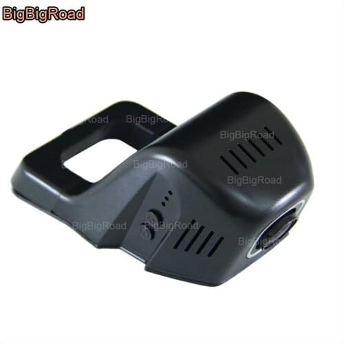 BigBigRoad For Mitsubish LANCER EX Car wifi DVR Driving Video Recorder hidden installation Novatek 96655