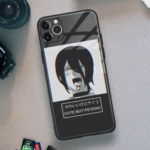 Reze Chainsaw Man Manga Anime Soft TPU Glass Phone Case for IPhone SE 6s 7 8 Plus X Xr Xs 11 12 Mini Pro Max Samsung Redmi