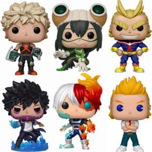 Funko My Hero Academia Deku Silver Age All Might Tomura Shigaraki Action Figure Limited Edition Model Toys for Children Gift