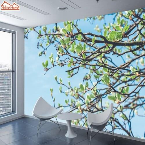 Spring Tree 3 d Murals Photo Wallpaper for Walls in Rolls 3d on Wall Papers Home Decor Wallpapers for Living Room Bedroom Mural