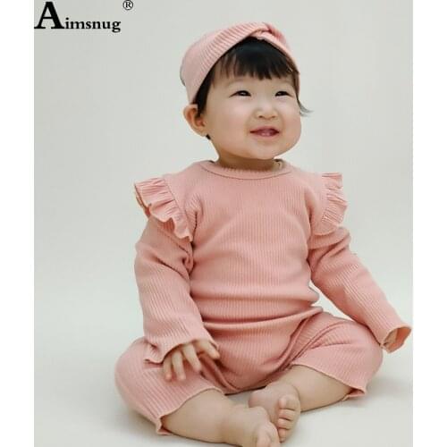 Children Toddler Romper with Scarf Kids Clothing 2021 Single Breasted Autumn Casual Knitted Playsuits Baby Girls Sweet Bodysuit