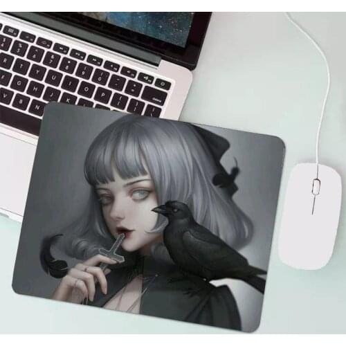 Mouse pad small size gaming mouse pad gaming keyboard table mat natural rubber office decoration carpet mouse pad anime sexy cus