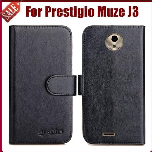 Hot Sale! Prestigio Muze J3 Case New Arrival 6 Colors High Quality Flip Leather Protective Cover Phone Bag