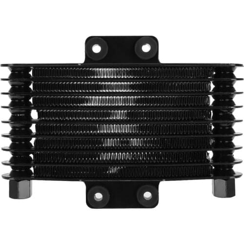 Motorcycle Engine Oil Cooler Oil Engine Radiator 125ml Engine Temperature Oil Cooler For Most Motorcycles Dirt Bikes