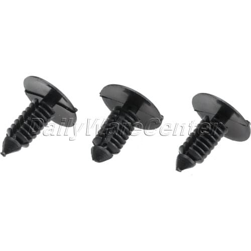 Mgoodoo 50Pcs 8mm Hole Nylon Auto Car Door Trim Panel Retainer Plastic Rivet Fender Bumper Fastener Clips Fit ForGM Car-Styling