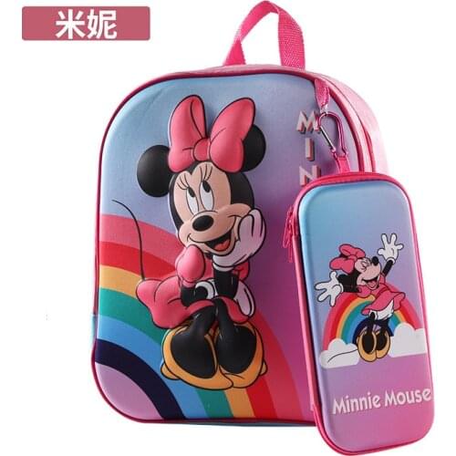 Disney cartoon Minnie Mickey fashion anime large-capacity shoulder bag girl student canvas bag female handbag tote bag