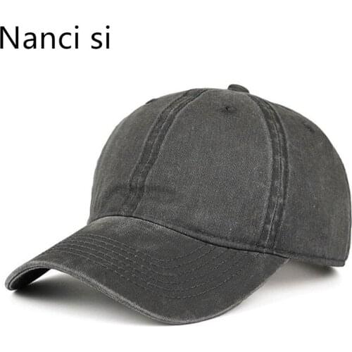 Nanci si Washed Twill Cotton Baseball Cap Vintage Snapback Caps Casquette Hats Fitted Casual Gorras Dad Hat For Men Women Unisex