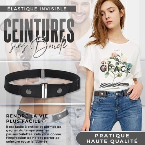 Buckle-free Invisible Elastic Waist Belts Without Buckle Elastic Belts For Women Stretch riem Men Jeans cintos extensible Kids B