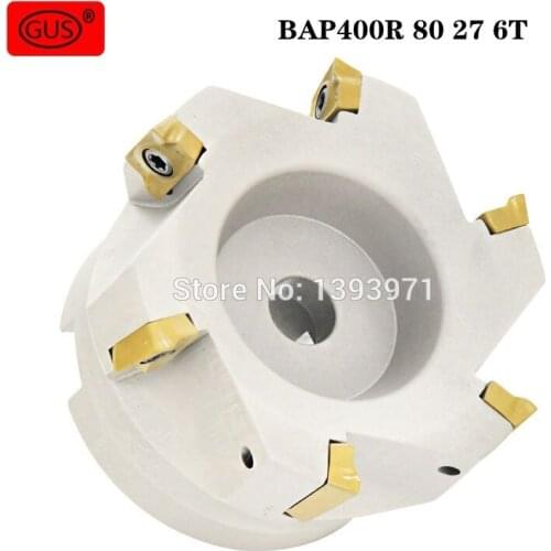New BAP400R 80 27 6T Shoulder Milling Head CNC Milling Cutter, Face Milling Cutter Head, Suitable For Carbide Insert APMT1604