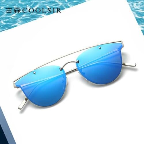 New fashion metal ladies polarized coated sunglasses 8039