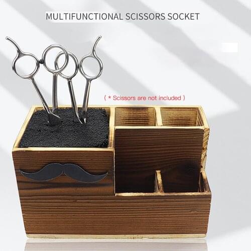 Portable Salon Scissors Container for Pet Grooming Hair Cutting Box Brushes
