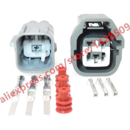 5 Sets 3 Pin Male Female Socket MG641362-4 MG651359-4 Car Windshield Wiper Spray Water Dedicated Connector For KIA Hyundai