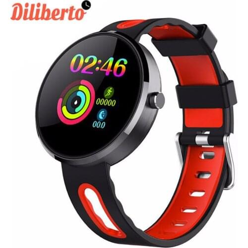 Diliberto DM78 Plus Smart Watch IP68 Waterproof Alarm Clock Sports Smartwatch Heart Rate Blood Pressure Monitor for IOS Android
