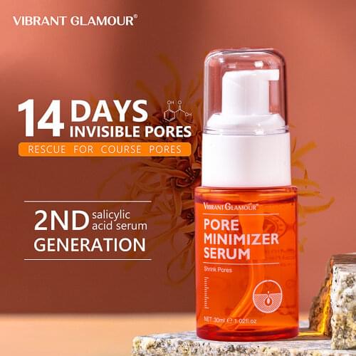 Salicylic Acid Face Serum Shrink Pores Moisturizing Whitening Blemish Anti-wrinkle Natural Essence Firming Nourish Face Care