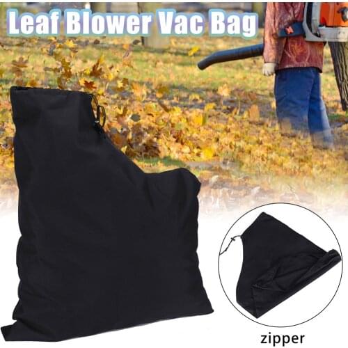 Polyester Yard Outdoor Zippered Leaf Blower Storage Smooth Vacuum Bag Solid Easy Clean Lawn Shredder Dust Collection Garden
