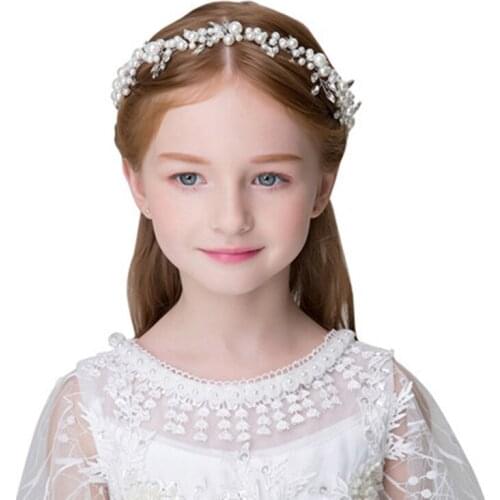 Girls Tiara Wedding Girl Rhinestone Headband Head Crown Princess Jewelry Hair Accessories In Stock
