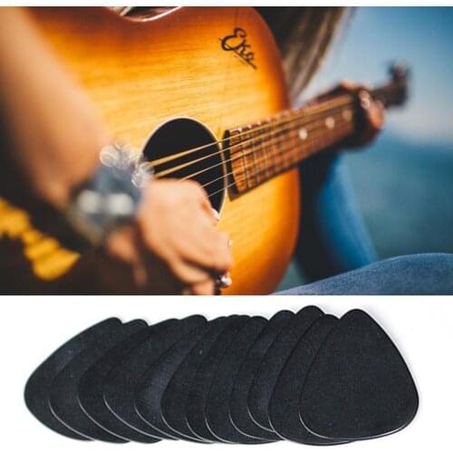 10 Pieces Guitar Pick high quality celluloid lightweight Musical Accessories Black Celluloid 0.5mm Guitar Picks Plectrums