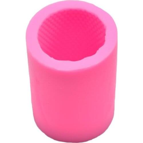2020 3D Cylinder Bee Honeycomb Silicone Candle Mold Soap Clay Making DIY Cake tool