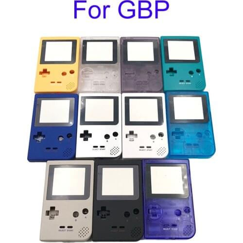 5pcs gray Silver Clear Green Plastic Shell Case Cover Replacement For Gameboy Pocket Game Console Housing For GBP