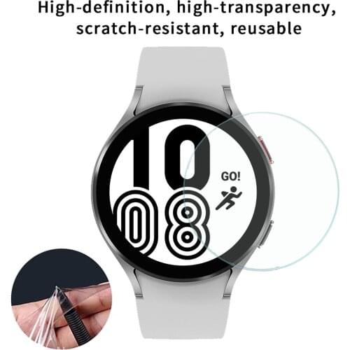 6PC/lots Protective Film For Samsung Galaxy Watch 4 40MM 44MM Classic 46mm 42mm Full Screen Protector Cover Clear HD Films Guard