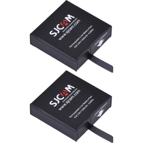 2pcs 1200mAh Original SJCAM SJ8 3.8V Rechargeable Camera Battery for SJ8 Pro/SJ8 Plus/SJ8 Air SJCAM Action Camera Accessories