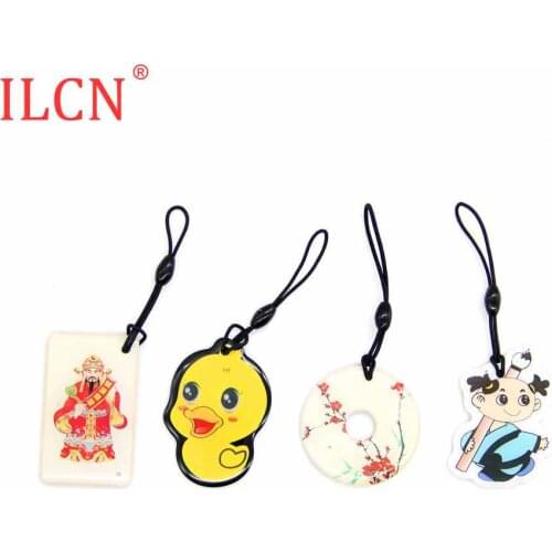 125khz ID Replicable Writable Blank Card Keyfob Key Fobs RFID EM4305 EM4205 Keychain Token Tag Access Control Multiple Choices 1