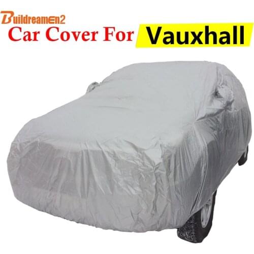 Buildreamen2 Car Cover Anti-UV Auto Outdoor Sun Snow Rain Scratch Resistant Cover For Vauxhall Antara Astra Corsavan GTC Viva