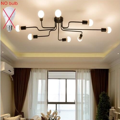 Chandelier decorative led ceiling lamps dining room Vintage pendant Industrial living room suspension classic style Bar counter
