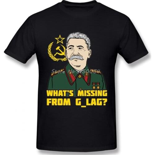 New Stalin Ussr Soviet Union Communist Tshirt Men Quality Great Print T-shirt Summer Cotton T Shirt Tees Tops Harajuku