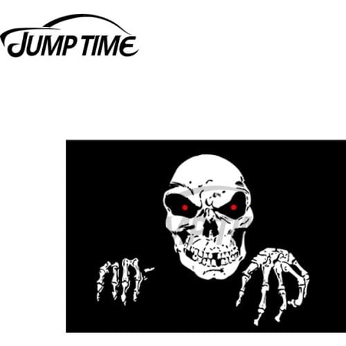 JumpTime 13 x 3.8cm For Grim Reaper with Red Eyes Decal VAN Windshield Laptop Car Stickers Scratch-Proof Anime Car Assessoires