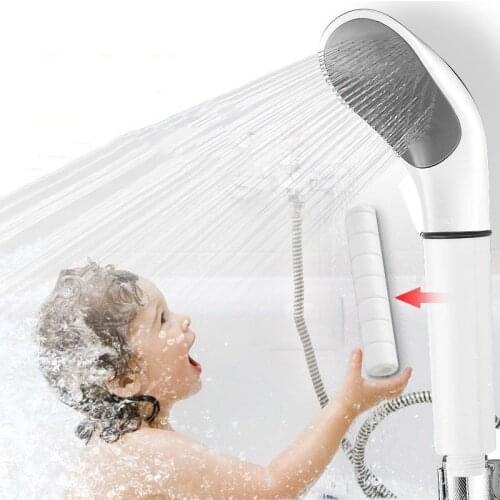 Rainfall Shower Head High Quality Pressure Bath Shower Sprayer Head Water Saving Spray Nozzle with Filter Bathroom Fixture