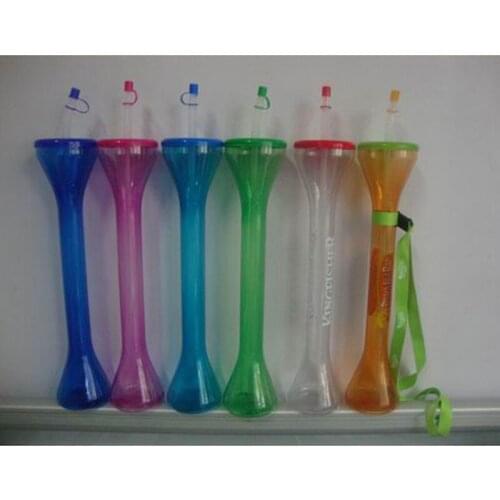 PET plastic pearl milk tea burst milk cola beverage space singular 700ml wedding festival childrens Straw water bottle