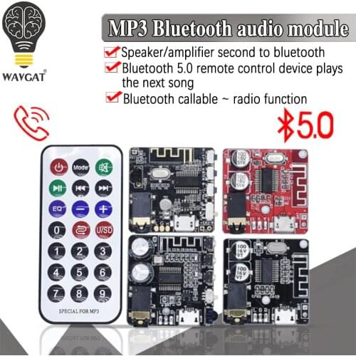 WAVGAT Bluetooth Audio Receiver board Bluetooth 5.0 mp3 lossless decoder board Wireless Stereo Music Module