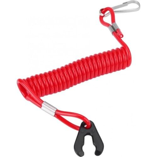 Outboard Engine Ignition Emergency Kill Stop Switch Key Lanyard Rope Clip for Yamaha All Series Motorcycle Parts