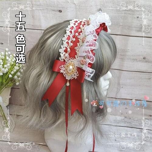 High Quality Lolita Hair Band BNT Bow Hair Band KC Barrettes Bride Tea Angel Street Angel Handle Small Accessories
