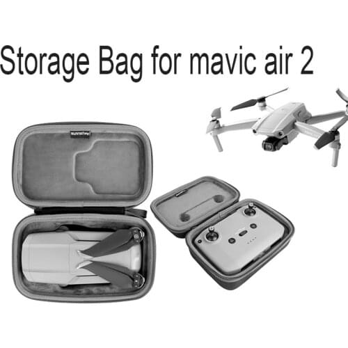 Protective Storage Bag Carrying Case for DJI Mavic Air 2 Drone Remote Controller Portable Waterproof Hardshell Bag Accessories