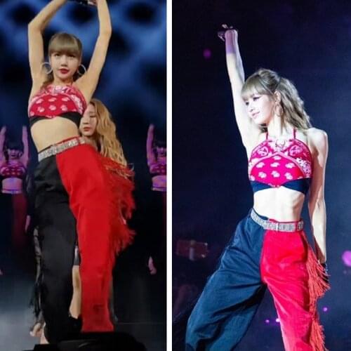 New Female Singer Stage Performance Fringe Pants Gogo Dance Team Jazz Pole Street Dancing Costumes Festival Rave Outfits DWY5394