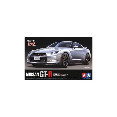 1/24 Tamiya plastic assembling car model toy Nissan GT-R R35 supercar with internal structure DIY assembly kit #24300