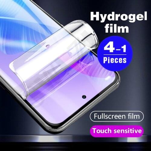 1-4Pcs soft full cover for huawei Y6 Prime 2018 Y6P Y6 pro 2019 hydrogel film protective film phone screen protector Not Glass